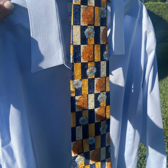 Calvin Klein Slim Fit Men’s Dress Shirt 17 1/2 - Picture 15 of 16